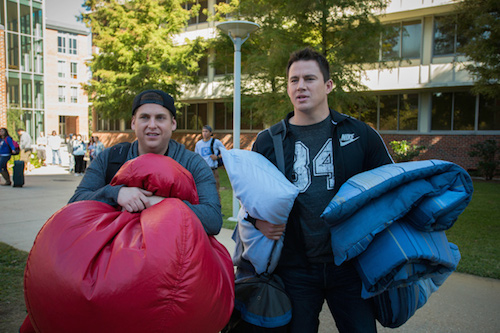 Jonah Hill and Channing Tatum in 22 Jump Street. 2014 Sony Pictures.
