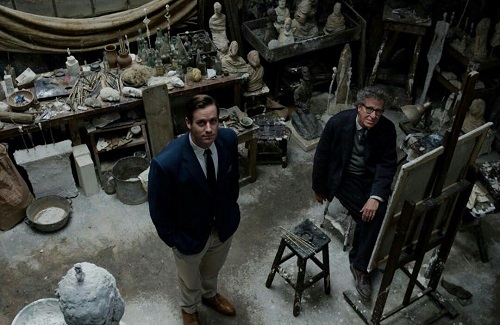 Geoffrey Rush and Armie Hammer in Final Portrait, courtesy Sony Pictures Classics.