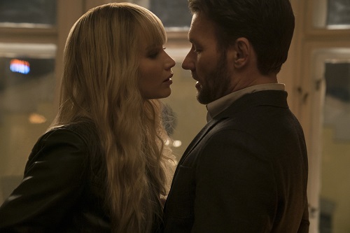 Jennifer Lawrence and Joel Edgerton in Twentieth Century Fox's RED SPARROW. Photo Credit: Murray Close; TM & © 2018 Twentieth Century Fox Film Corporation. All Rights Reserved.