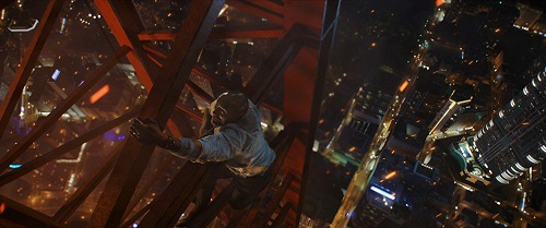 Skyscraper, image courtesy Legendary Entertainment/Universal Pictures. All rights reserved.