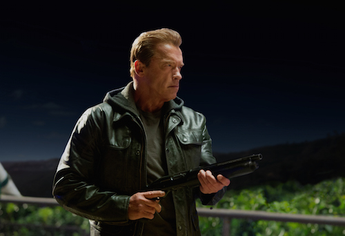 Arnold Schwarzenegger plays the Terminator in TERMINATOR GENISYS from Paramount Pictures and Skydance Productions. Photo credit: Melinda Sue Gordon. 2015 Paramount Pictures. All rights reserved.