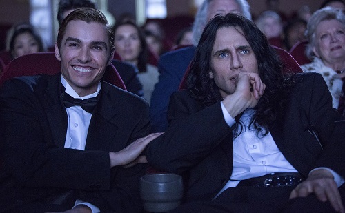 Dave Franco and James Franco in THE DISASTER ARTIST. Photo by Justina Mintz, courtesy of A24.