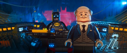 Ralph Fiennes and Will Arnett in The LEGO Batman Movie, photo courtesy Warner Bros., 2017 All rights reserved.