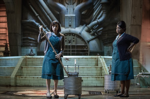 Sally Hawkins and Octavia Spencer in the film THE SHAPE OF WATER. Photo Courtesy of Fox Searchlight Pictures, © 2017 Twentieth Century Fox Film Corporation All Rights Reserved.