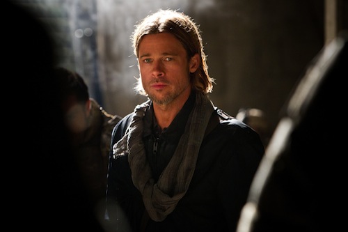 Brad Pitt is Gerry Lane in WORLD WAR Z, from Paramount Pictures and Skydance Productions in association with Hemisphere Media Capital and GK Films.