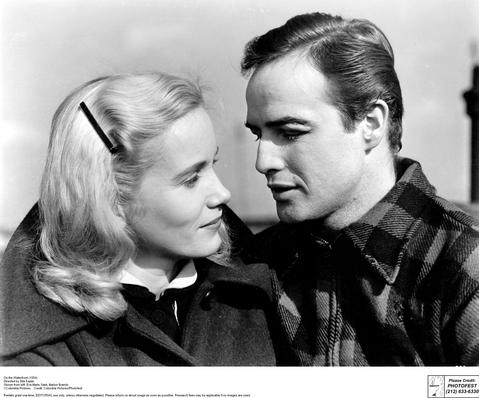 Eva Marie Saint and Marlon Brando in On the Waterfront (1954), which earned both Oscars. Saint will be in the spotlight at the 2013 TCM Classic Film Festival when she sits down with Robert Osborne for an extended interview. The event will be taped to air on TCM next spring as Eva Marie Saint: Live from the TCM Classic Film Festival.