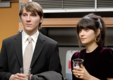 Paul Dano and Zooey Deschanel in Gigantic.