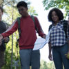 L-R: Liam (HARRIS DICKINSON), Chubs (SKYLAN BROOKS), Ruby (AMANDLA STENBERG) and Zu (MIYA CECH) in Twentieth Century Fox’s THE DARKEST MINDS. Photo credit: Daniel McFadden.