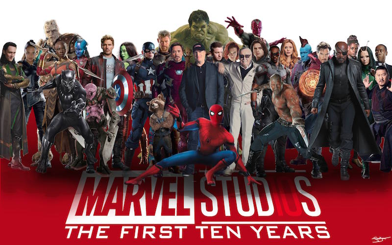 Marvel - The First Ten Years. Photo courtesy of Grandmaster/Imgur.