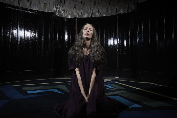 Tilda Swinton as Madame Blanc stars in Suspiria. Photo credit: Alessio Bolzoni, courtesy of Amazon Studios.