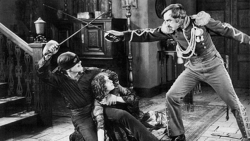 Douglas Fairbanks in The Mark of Zorro