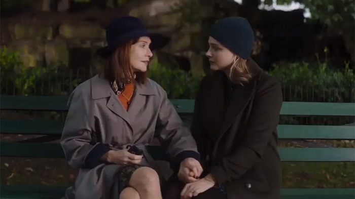 Isabelle Huppert and Chloë Grace Moretz in Greta, photo courtesy Focus Features.