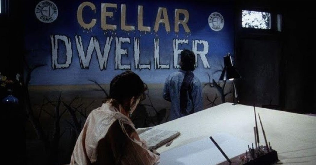 A scene from Cellar Dweller (1988)
